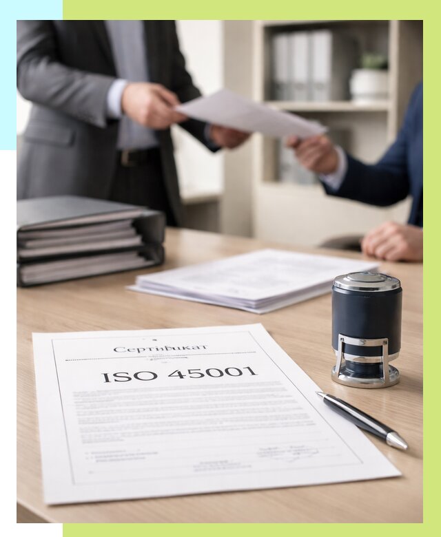 Сертификат ISO 45001 в Балахне под ключ от 47016 р. | Сертэкс